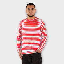 Cargar imagen en el visor de la galería, Buzo de rayas Rojas y Blancas para Hombre
