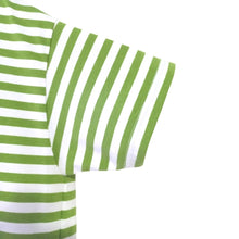 Cargar imagen en el visor de la galería, Camiseta de Rayas Verdes con Blancas (Manga)