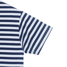 Cargar imagen en el visor de la galería, Camiseta de rayas azules y blancas (Manga)