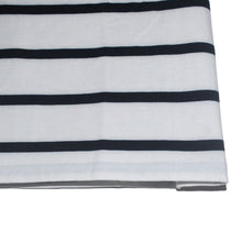 Cargar imagen en el visor de la galería, Camiseta Blanca con Rayas Negras (Dobladillo)