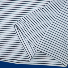 Cargar imagen en el visor de la galería, Buzo de rayas negras y blancas para mujer - 0.2 cm - dobladillo
