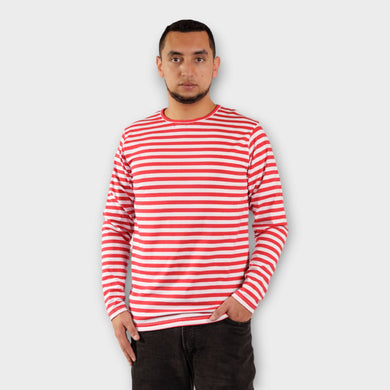 Buzo de rayas Rojas y Blancas para Hombre