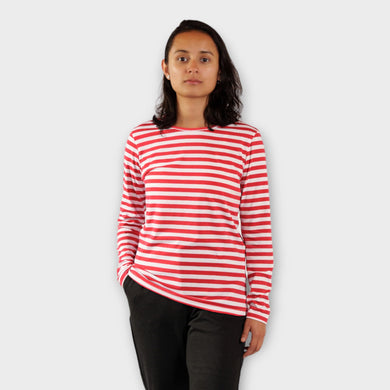 Buzo de rayas Rojas y Blancas para Mujer