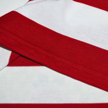 Cargar imagen en el visor de la galería, camiseta de rayas rojas y blancas - 6 cm - dobladillo
