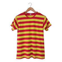 Cargar imagen en el visor de la galería, Camiseta de Rayas Rojas y Amarillas
