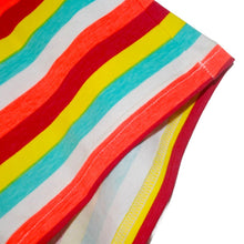 Cargar imagen en el visor de la galería, Esqueleto de Rayas Blancas, Rojas, Amarillas y Azules (Dobladillo)
